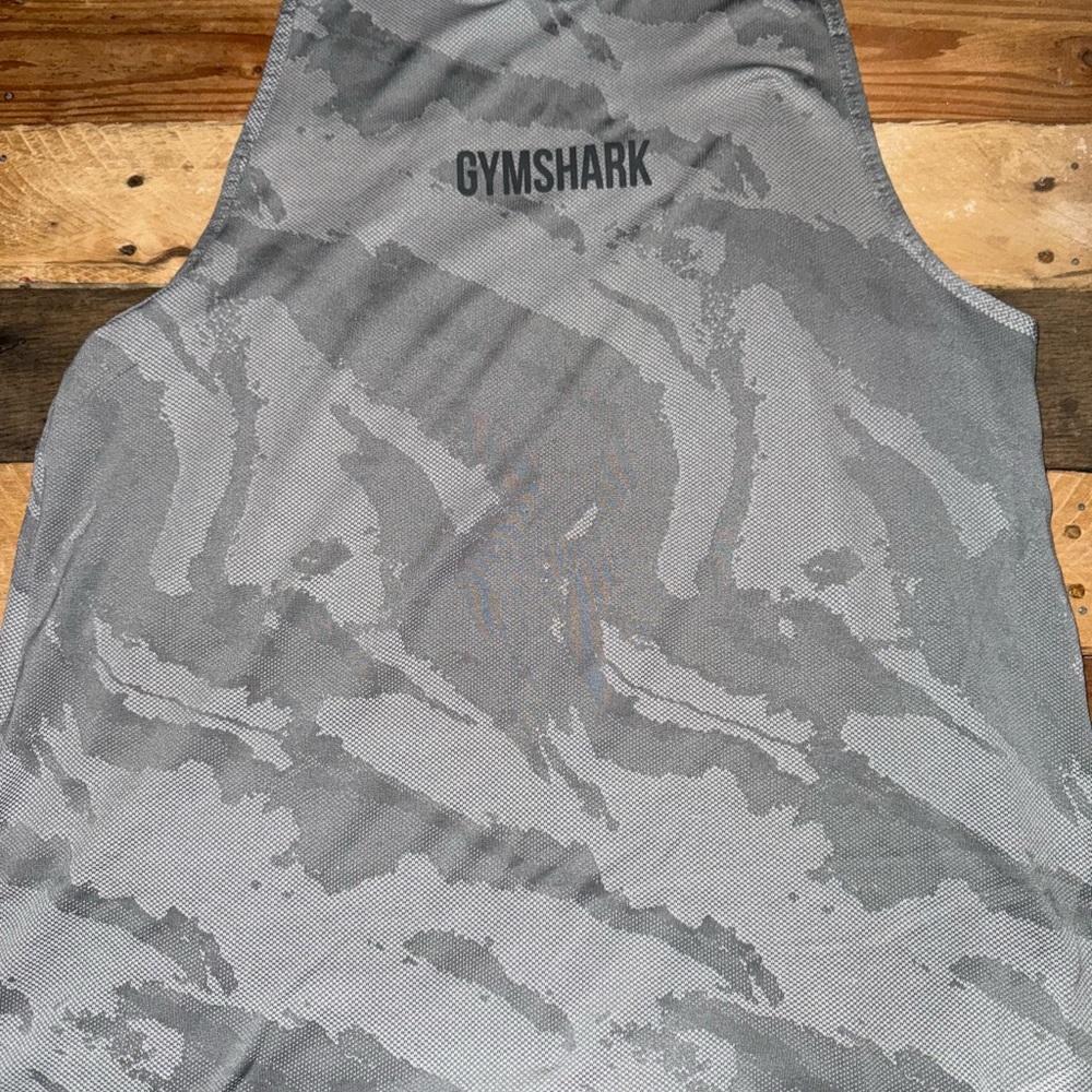 Gymshark Camo Gray Men's Tank Top